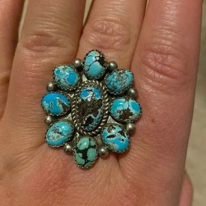 Old pawn genuine turquoise ring.
